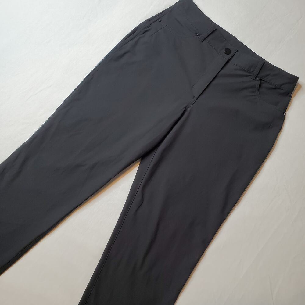 Lululemon Women's Size 10 City Sleek 5 Pocket 7/8 High-Rise Pant Black W5CZIS
